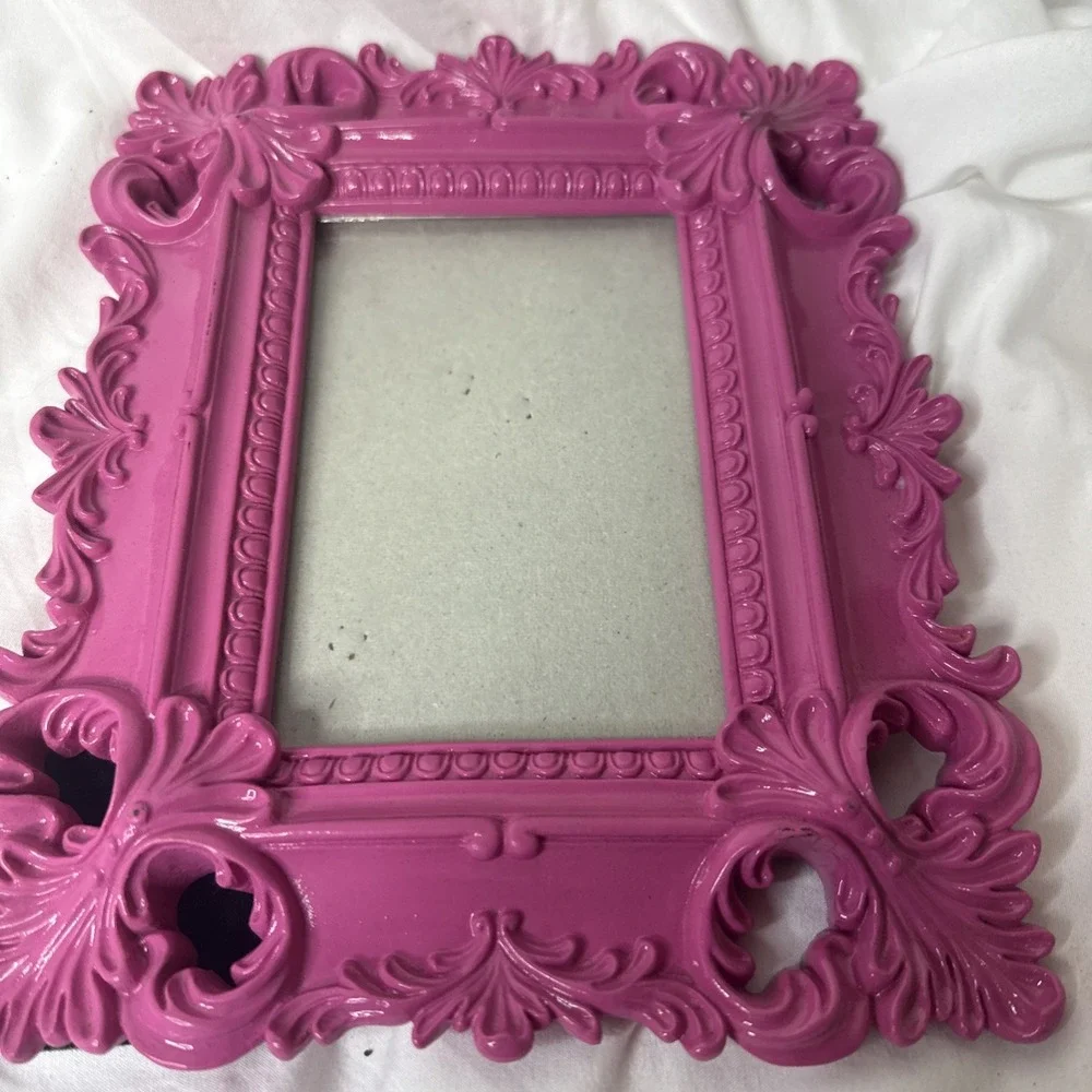 Diva Hot Pink Picture Frame French Baroque Art Wall Tabletop 8